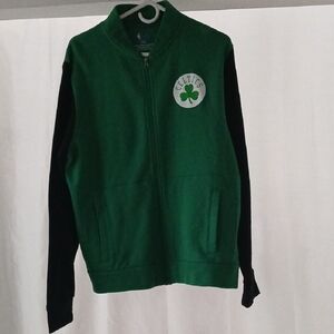 NBA Celtics Kids Jacket in Green and Black